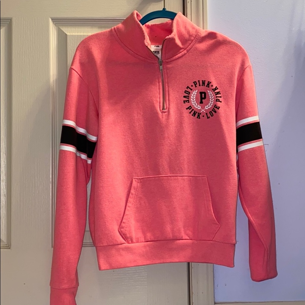 Pink Quarter Zip